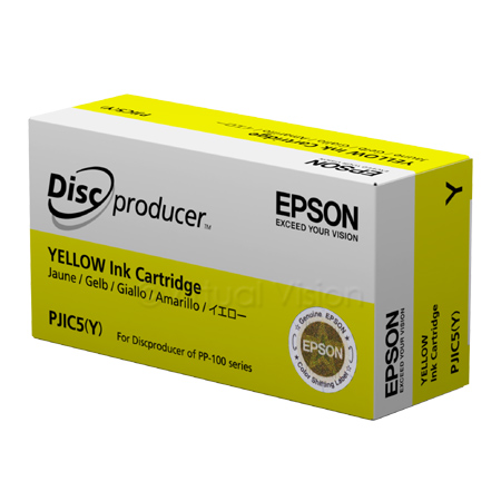 Epson Discproducer inkt cartridge geel PJIC5 / PJIC7 - C13S020692 / C13S020451