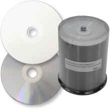 CD-R inkjet printable wit WaterGuard - MediaRange (TDK)