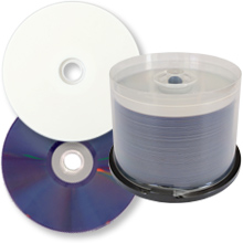 Inkjet Printable Wit DVD-R WaterShield - CMC Pro (JVC/Taiyo Yuden)