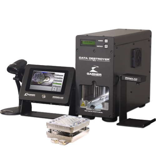 Garner PD-5e IRONCLAD harde schijf vernietiger + Garner SSD-1e SSD adapter
