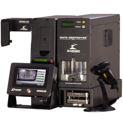 Garner SSC-25SSDe IRONCLAD SpaceSaver degausser / crusher